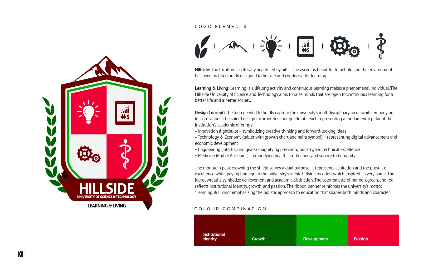 henry-egbe-porfolio-graphic-design-for-hillside-university-of-science-&-technology #2